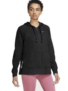 Nike Dri Fit GET FIT Black Full Zip Hoodie XL